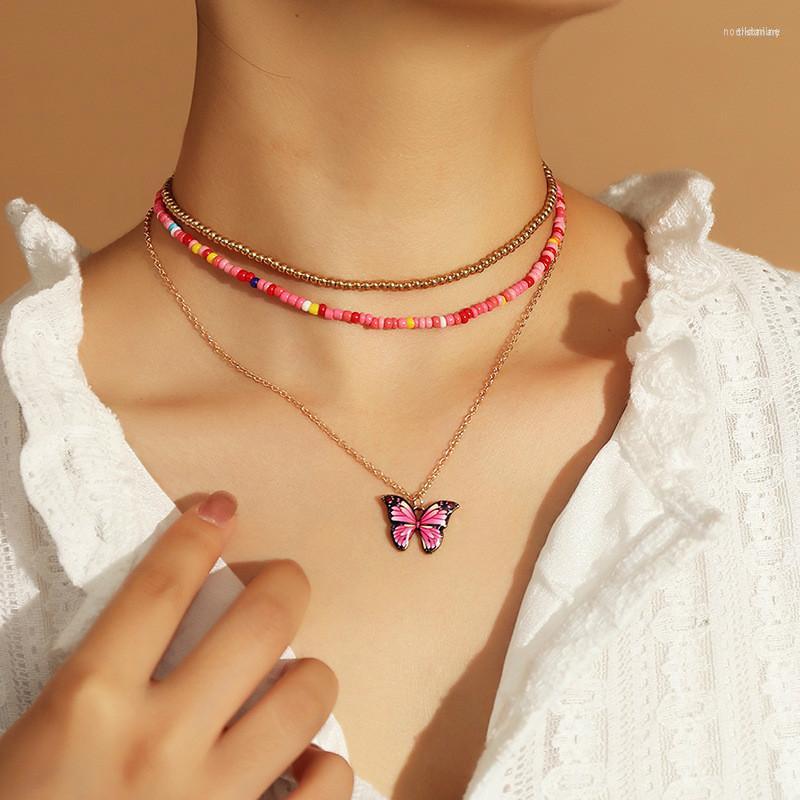 Pendant Necklaces Bohemian Seed Bead Butterfly Necklace Harajuku Beads Choker Party Jewelry For Women Man Friendship Gifts 2023
Pendant Necklaces Bohemian Seed Bead Butterfly Necklace Harajuku Beads Choker Party Jewelry For Women Man Friendship Gifts 2023