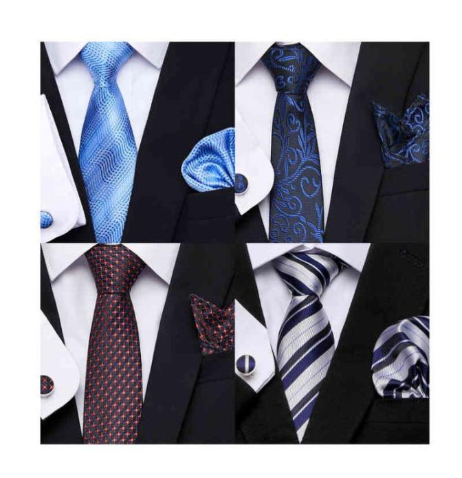 Brand Birthday Present Handkerchief Pocket Squares Cufflink Set Tie Clip Necktie hombre Formal Clothing Printed1883170
Brand Birthday Present Handkerchief Pocket Squares Cufflink Set Tie Clip Necktie hombre Formal Clothing Printed1883170