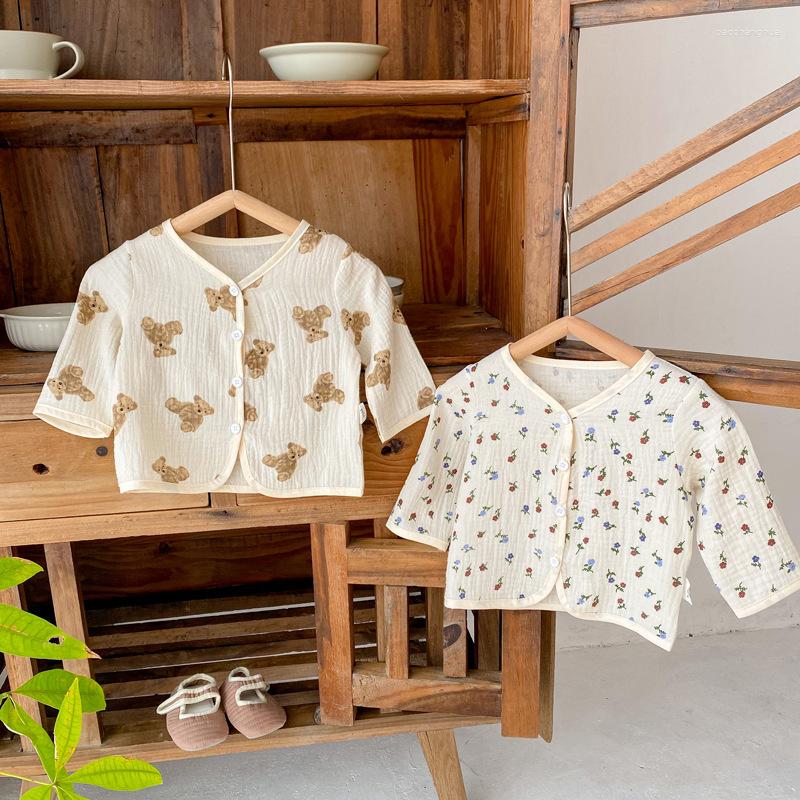 Clothing Sets Baby Autumn Thin Cardigan Cute Bear Flower Print Boy Girl Infant Casual Coat Toddler Summer Air Conditioning Long Sleeve, Floral
Clothing Sets Baby Autumn Thin Cardigan Cute Bear Flower Print Boy Girl Infant Casual Coat Toddler Summer Air Conditioning Long Sleeve, Floral