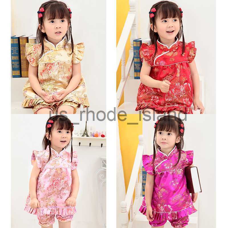 T-shirts Gold Girls QIPAO Sets 2020 Summer Baby Girls Clothes Set Children Clothing Top Quality 0 1 2 3 4 Years Rose Flower Girl Dress x0628
T-shirts Gold Girls QIPAO Sets 2020 Summer Baby Girls Clothes Set Children Clothing Top Quality 0 1 2 3 4 Years Rose Flower Girl Dress x0628