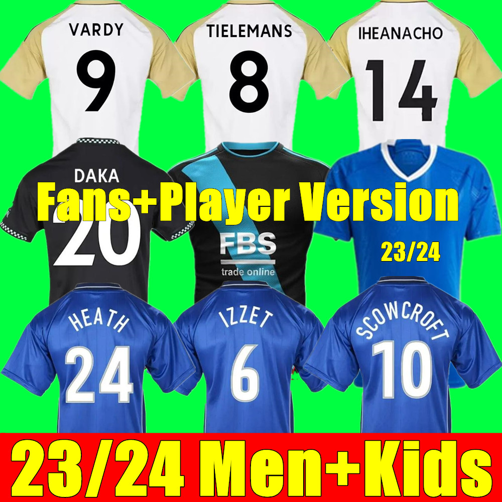 22/24 Leicester home away Soccer Jerseys 2002 Retro BARNES Tielemans VARDY MADDISON IHEANACHO AYOZE NDIDI DAKA LOOKMAN City Home Vardy Football Uniforms Men Kdis Kit, 23/24 adult home+player league patch
22/24 Leicester home away Soccer Jerseys 2002 Retro BARNES Tielemans VARDY MADDISON IHEANACHO AYOZE NDIDI DAKA LOOKMAN City Home Vardy Football Uniforms Men Kdis Kit, 23/24 adult home+player league patch