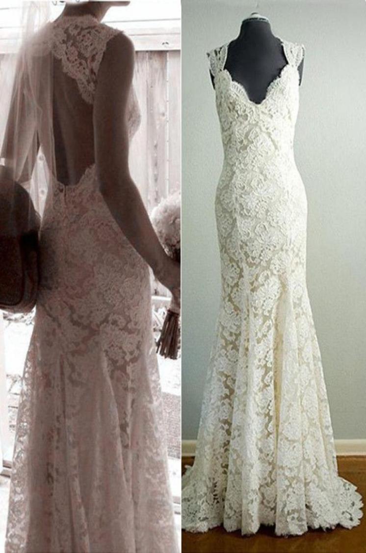 Modern Keyhole Back Lace Wedding Dresses Gown Mermaid Cap Short Sleeves Long Designer Real Pos Bridal Gowns Plus size6195426, Silver
Modern Keyhole Back Lace Wedding Dresses Gown Mermaid Cap Short Sleeves Long Designer Real Pos Bridal Gowns Plus size6195426, Silver