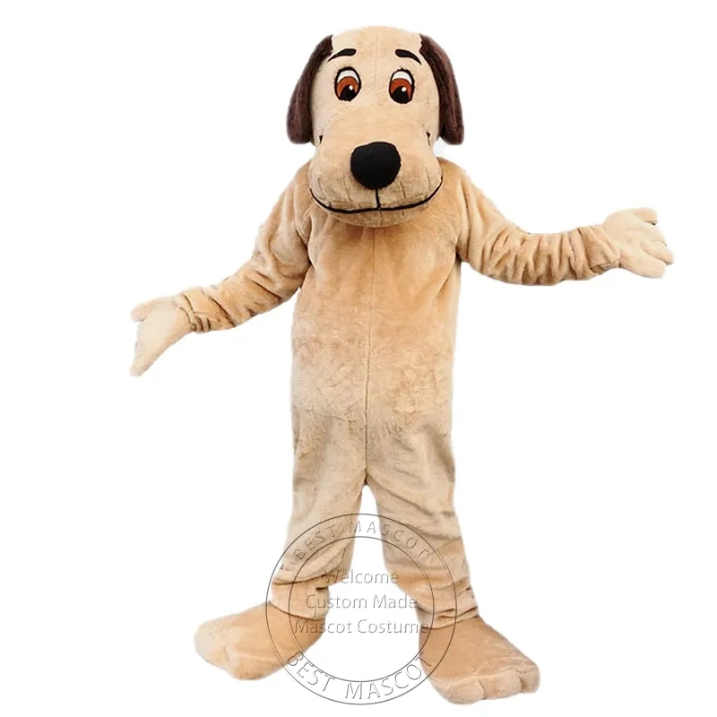 Adult size Dog Mascot Costume Cartoon theme fancy dress Birthday Party Ad Apparel, As pic