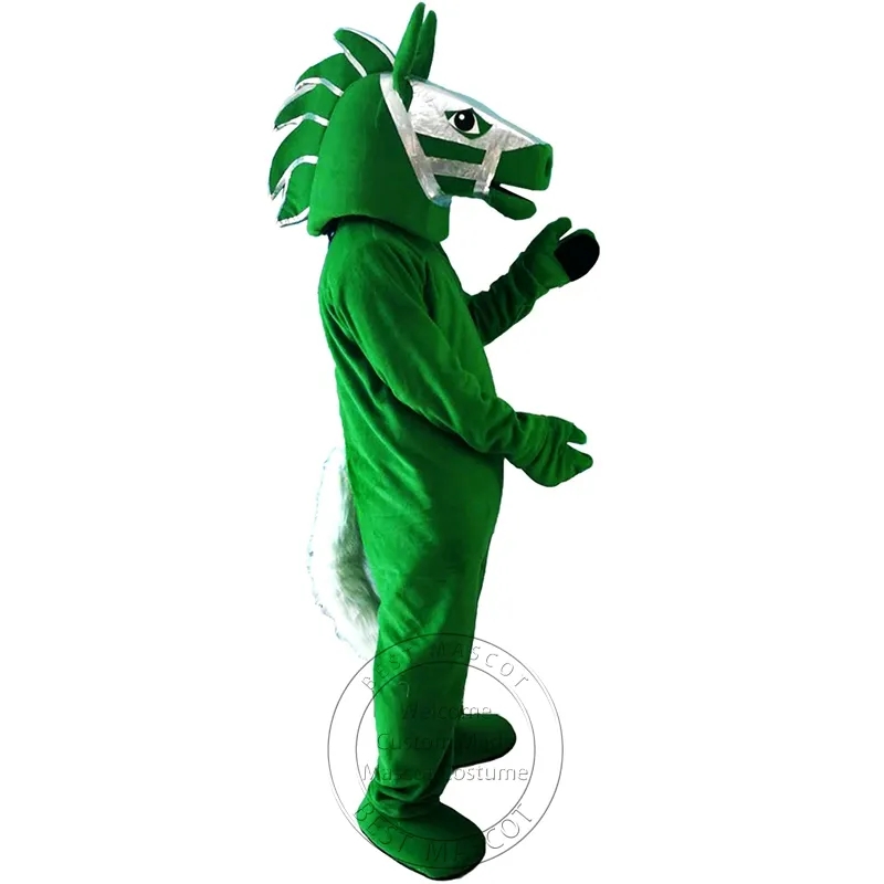 Adult size Green Horse Mascot Costume Custom fancy costume Birthday Party Carnival costume, As pic
Adult size Green Horse Mascot Costume Custom fancy costume Birthday Party Carnival costume, As pic