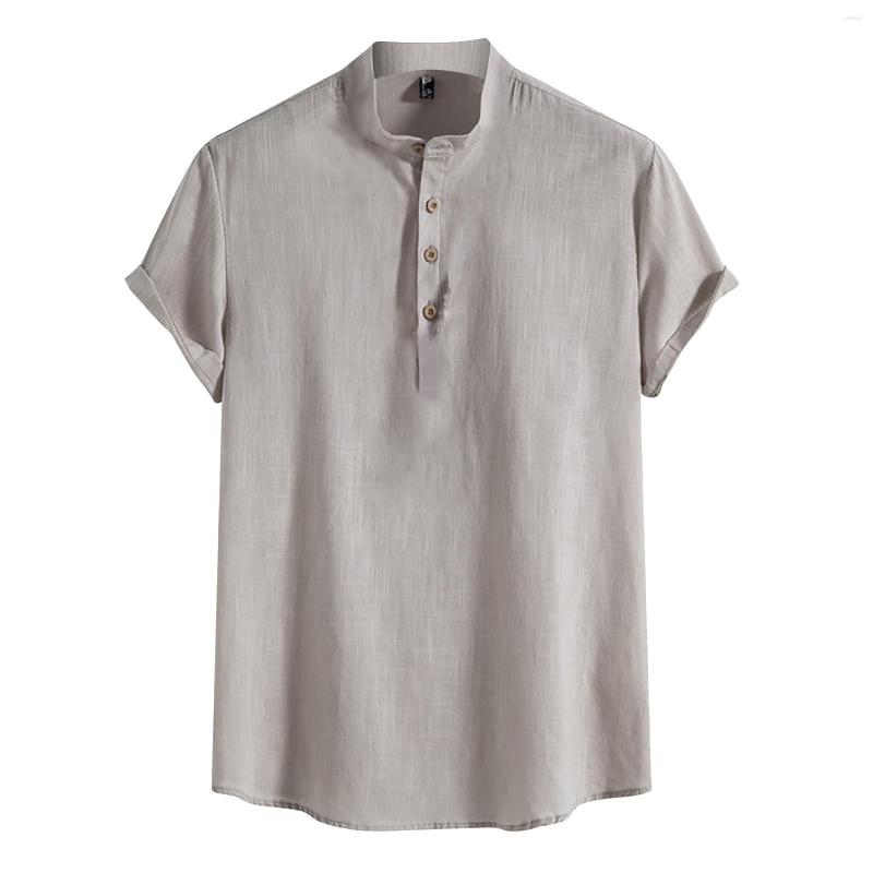 Men's Casual Shirts Mens Linen White Short Sleeve Male Shirt Blouses Solid Tops Social Formal Harajuku Soccer Man Clothes, Red
Men's Casual Shirts Mens Linen White Short Sleeve Male Shirt Blouses Solid Tops Social Formal Harajuku Soccer Man Clothes, Red