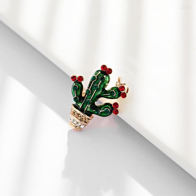 Brooches LUBOV Fashion Lovely Potted Plant Brooch Inlaid Green Red Rhinestones Gold Color Metal Pins For Women Christmas Jewelry Gifts
Brooches LUBOV Fashion Lovely Potted Plant Brooch Inlaid Green Red Rhinestones Gold Color Metal Pins For Women Christmas Jewelry Gifts