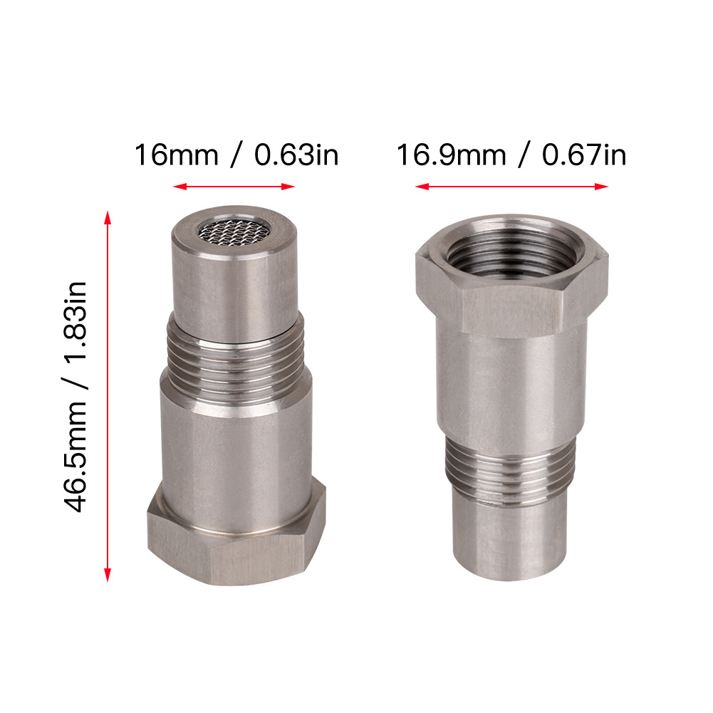 Car Sensor Automobile Modification Accessories Oxygen Sensor Filter Joint Adapter M18 * 1.5 With Filtering Net