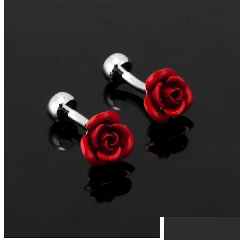 

Cuff Links Luxury Fashion Red Rose Cufflink For Mens Women Vintage Antique France Shirt Men Jewelry Drop Delivery Dhgarden Cufflinks Dhnuj
