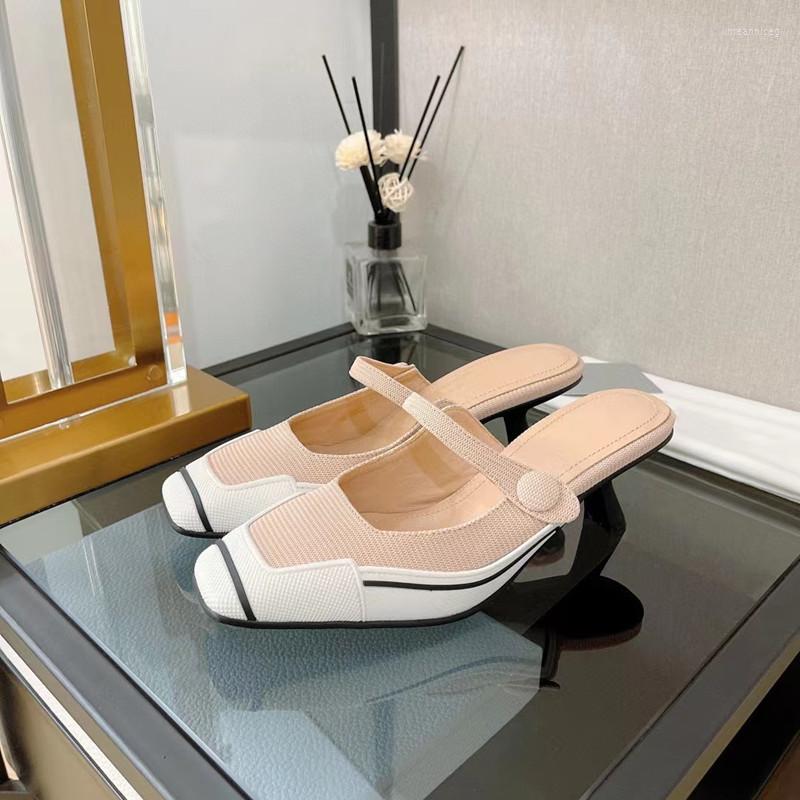 Slippers Mixed Colors Thin Heel Brand Design Black White Square Toe Shallow Comfortable Sandals Ladies Button Strap 2023, As show
Slippers Mixed Colors Thin Heel Brand Design Black White Square Toe Shallow Comfortable Sandals Ladies Button Strap 2023, As show