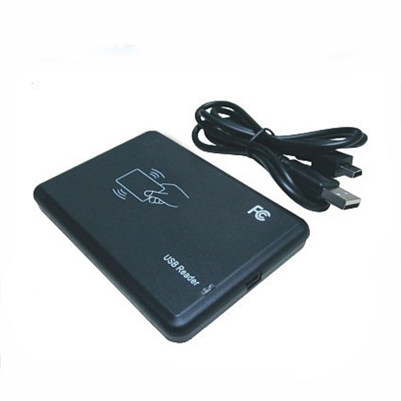DIY 15 style output format EM4100 125KHZ Id card readeraccess control reader usb port 2pcs white card