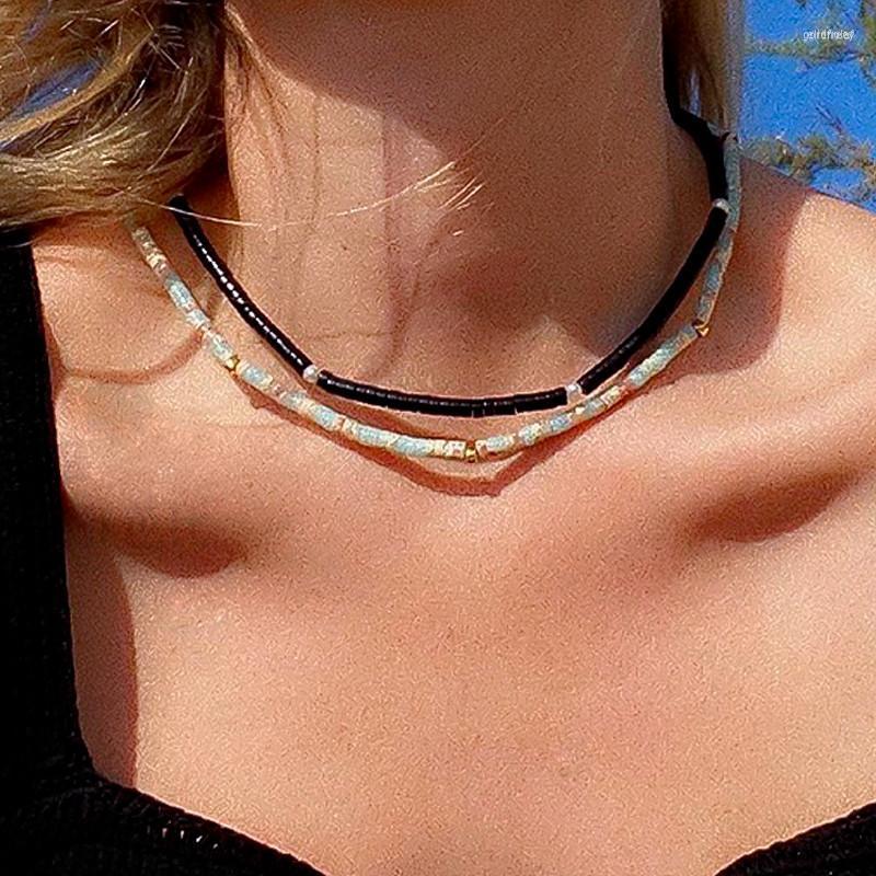 Pendant Necklaces Stainless Steel Necklace For Women Beads Stone Fashion Jewelry Boho Streetwear Collier Femme
Pendant Necklaces Stainless Steel Necklace For Women Beads Stone Fashion Jewelry Boho Streetwear Collier Femme