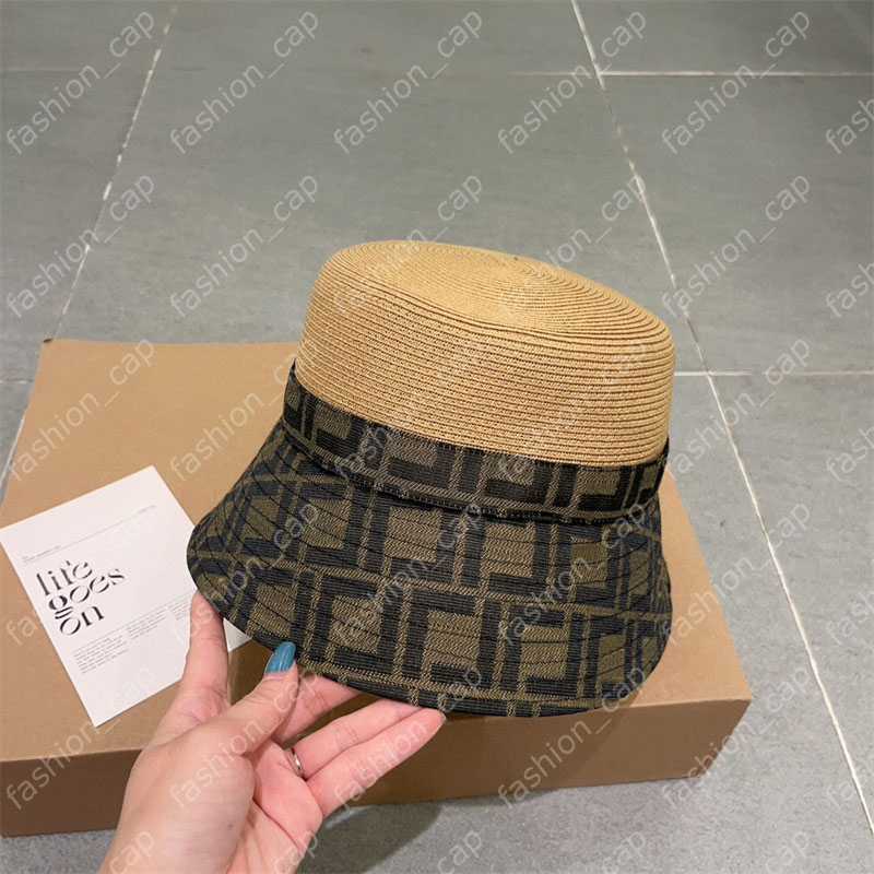 Fashion Bucket Hat Grass Braid Sunshade Hats Womens Men Straw Hat Designer Handmade Wide Brim Hats Lady Outdoor Casual Beach Caps, Khaki
Fashion Bucket Hat Grass Braid Sunshade Hats Womens Men Straw Hat Designer Handmade Wide Brim Hats Lady Outdoor Casual Beach Caps, Khaki