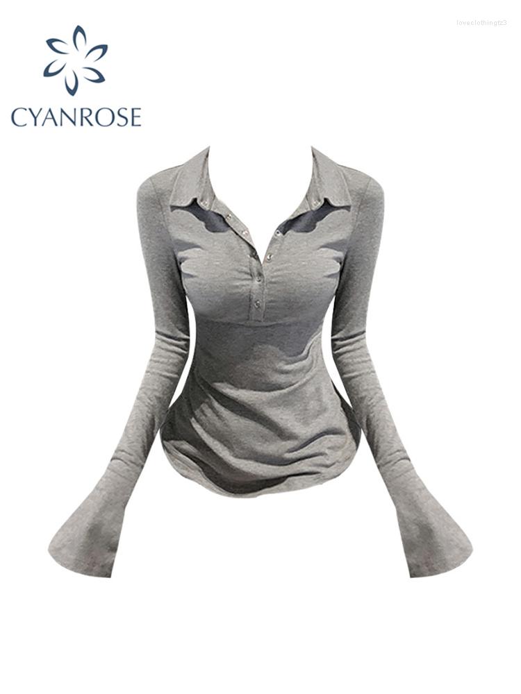 Women' T Shirts Thin Sexy Club Slim Shirt Women Lapel Collar Tees Womens Clothing Cotton Long Sleeve Korean Casual Fashion Tops 2023 Spring, Grey
Women' T Shirts Thin Sexy Club Slim Shirt Women Lapel Collar Tees Womens Clothing Cotton Long Sleeve Korean Casual Fashion Tops 2023 Spring, Grey