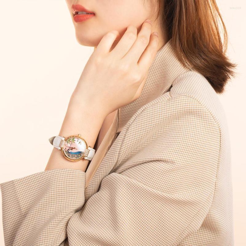 Wristwatches Reef Tiger/RT Top Gold Rose Women Fashion Casual Automatic Watch Leather Strap For RGA1587, Rga1587-pll
Wristwatches Reef Tiger/RT Top Gold Rose Women Fashion Casual Automatic Watch Leather Strap For RGA1587, Rga1587-pll