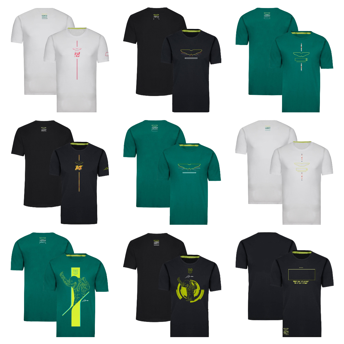 2023 new F1 racing suit men's team round neck T-shirt summer short-sleeved racer's uniform logo customization
2023 new F1 racing suit men's team round neck T-shirt summer short-sleeved racer's uniform logo customization