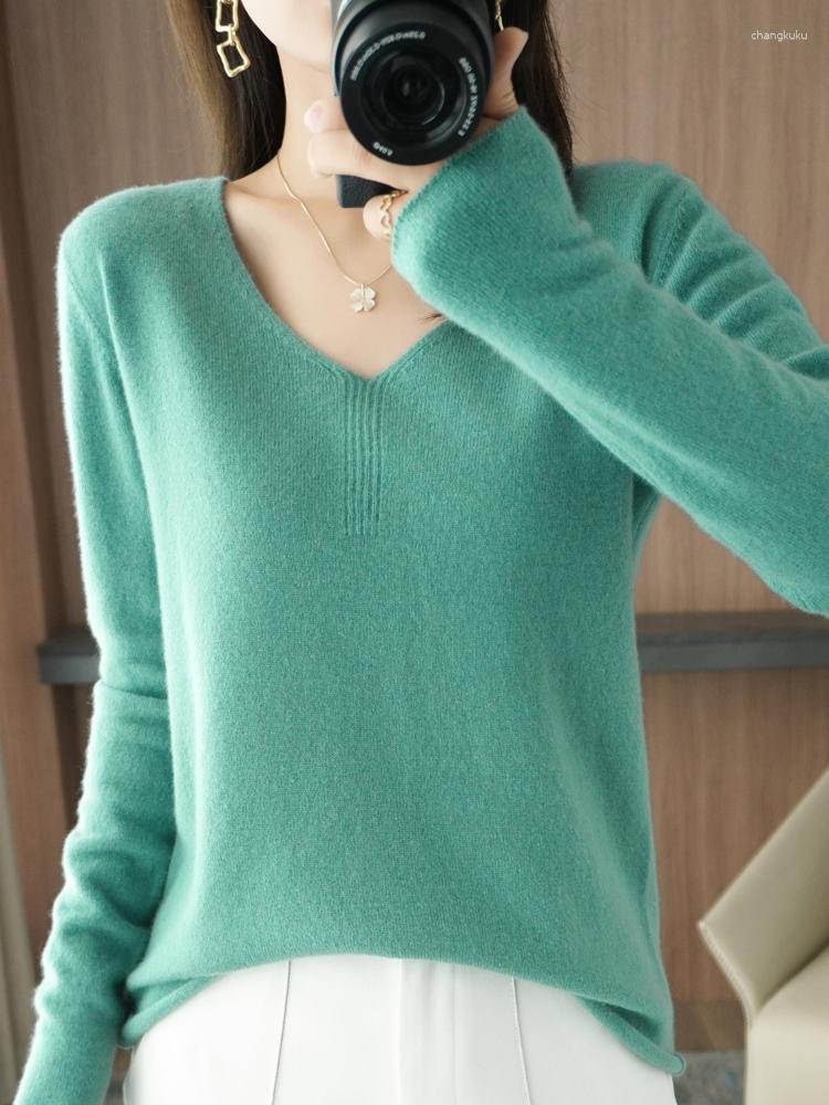 Women's Sweaters Autumn And Winter Cashmere Sweater Women's V-Neck Pullover Casual Korean Wool Long-Sleeved Knitted Bottoming Shirt, Black
Women's Sweaters Autumn And Winter Cashmere Sweater Women's V-Neck Pullover Casual Korean Wool Long-Sleeved Knitted Bottoming Shirt, Black
