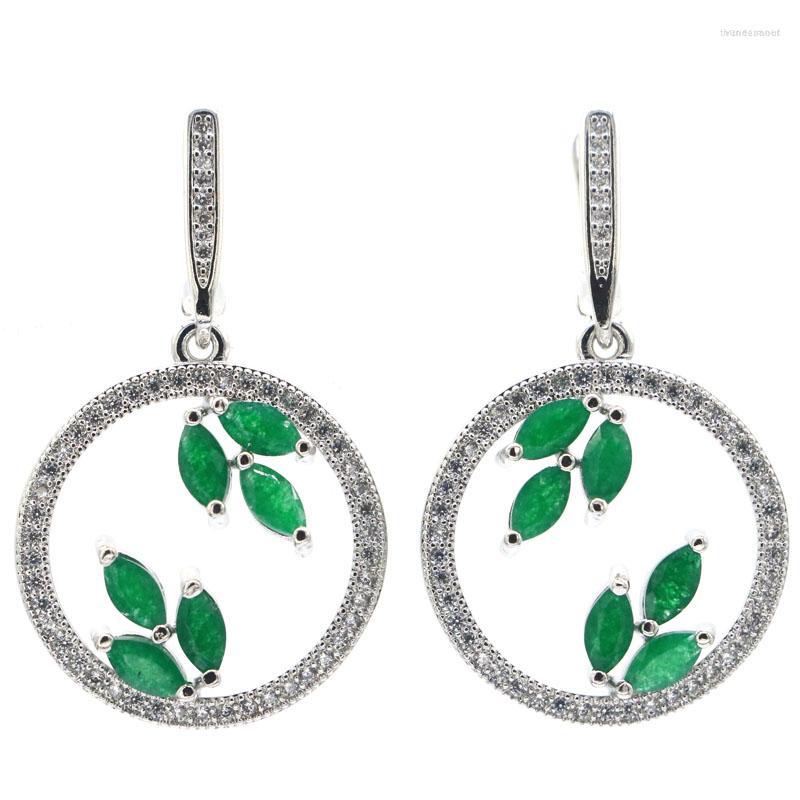 Dangle Earrings 38x23mm Anniversary 8.3g Real Green Emerald Red Ruby White Bright Zircon For Women Dating 925 Silver
Dangle Earrings 38x23mm Anniversary 8.3g Real Green Emerald Red Ruby White Bright Zircon For Women Dating 925 Silver
