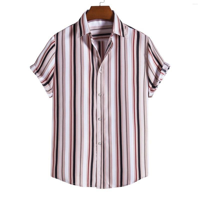 Men' Casual Shirts Cotton Stripe Print Lapel Collar Shirt Short Sleeve Men' Button Camisas Hombre Fashion Vacation Outfits Blusas, Black
Men' Casual Shirts Cotton Stripe Print Lapel Collar Shirt Short Sleeve Men' Button Camisas Hombre Fashion Vacation Outfits Blusas, Black