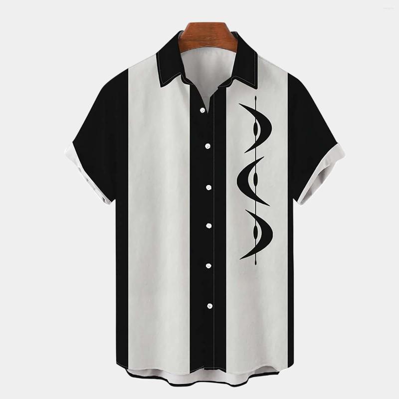 Men' Casual Shirts American Style Vintage Shirt Printing Lapel Collar Men' Loose Short Sleeve Camisas Hombre Button Blusas, White
Men' Casual Shirts American Style Vintage Shirt Printing Lapel Collar Men' Loose Short Sleeve Camisas Hombre Button Blusas, White