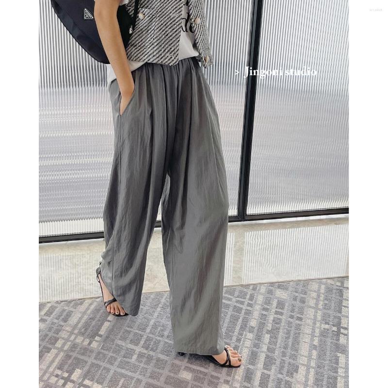 Women' Pants Women Y2k Trousers 2023 Cargo Style Summer Streetwear Linen Satin Clothes Elastic High Waist Wide Leg Baggy Fluid Korean, Beige
Women' Pants Women Y2k Trousers 2023 Cargo Style Summer Streetwear Linen Satin Clothes Elastic High Waist Wide Leg Baggy Fluid Korean, Beige