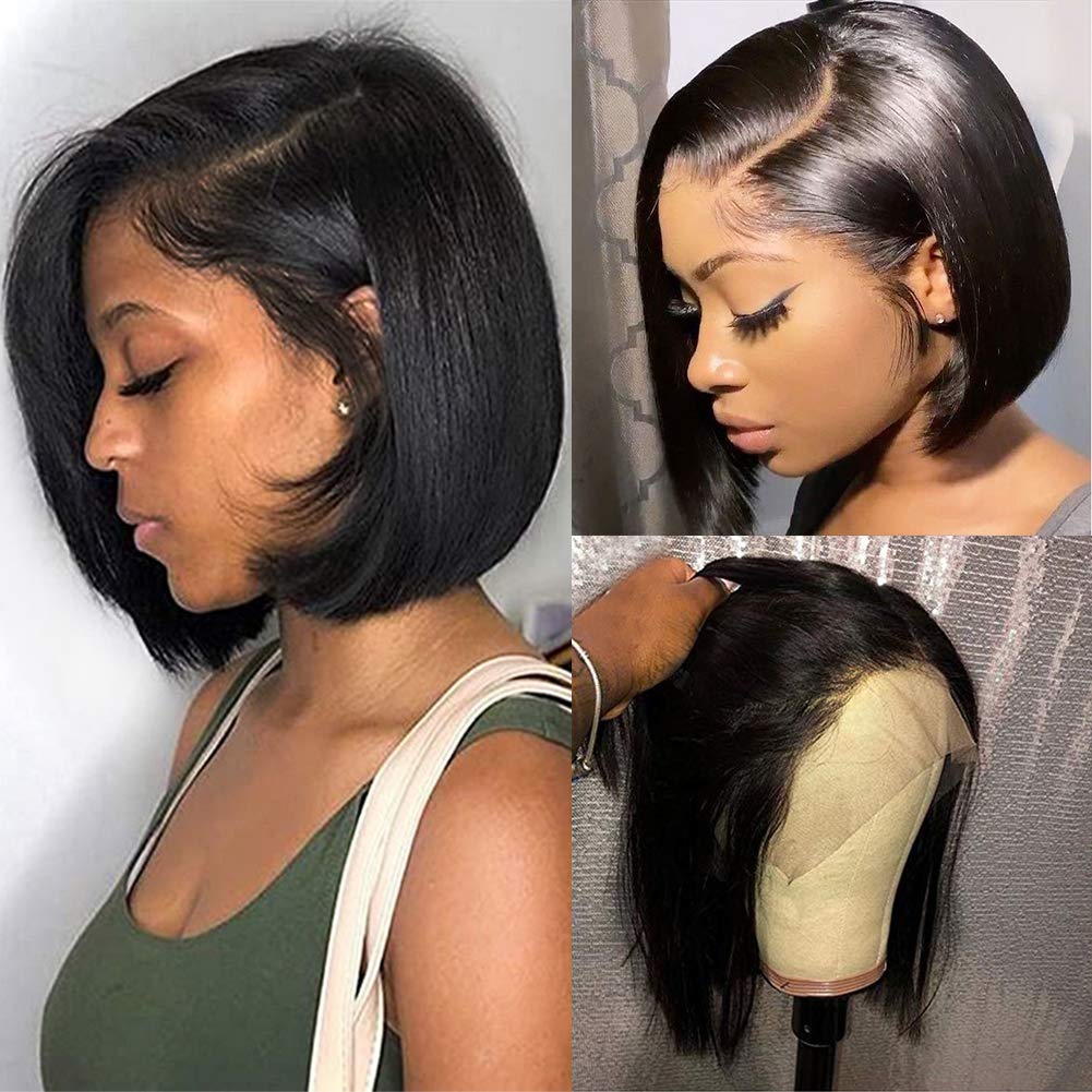 New Product Short Bob Wig Lace Front Human Hair Wigs 150% Density Bone Straight Human Hair Wigs for Women Pre-Plucked 13X1 4X1 Closure Wig, Natural color
New Product Short Bob Wig Lace Front Human Hair Wigs 150% Density Bone Straight Human Hair Wigs for Women Pre-Plucked 13X1 4X1 Closure Wig, Natural color