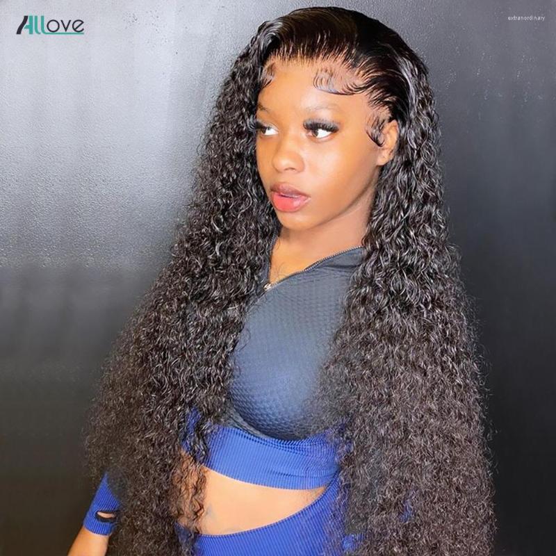 Allove Curly Human Hair Wig 13x4 Kinky Lace Front Wigs Brazilian Transparent For Women, 4x4 lace closure wig
Allove Curly Human Hair Wig 13x4 Kinky Lace Front Wigs Brazilian Transparent For Women, 4x4 lace closure wig