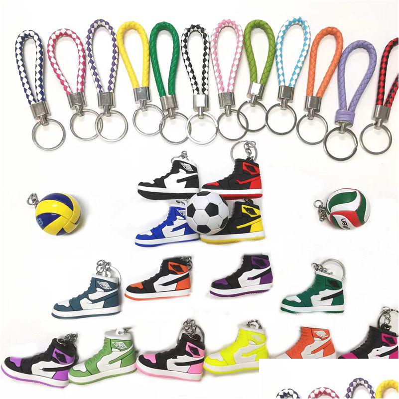 Keychains Lanyards Mticolor Sile 3D Sneaker Pu Rope Basketball Keychain Ball Sport Shoes Keycring Car 3Pcs/Sets For Men Women Fash Dhitn
Keychains Lanyards Mticolor Sile 3D Sneaker Pu Rope Basketball Keychain Ball Sport Shoes Keycring Car 3Pcs/Sets For Men Women Fash Dhitn