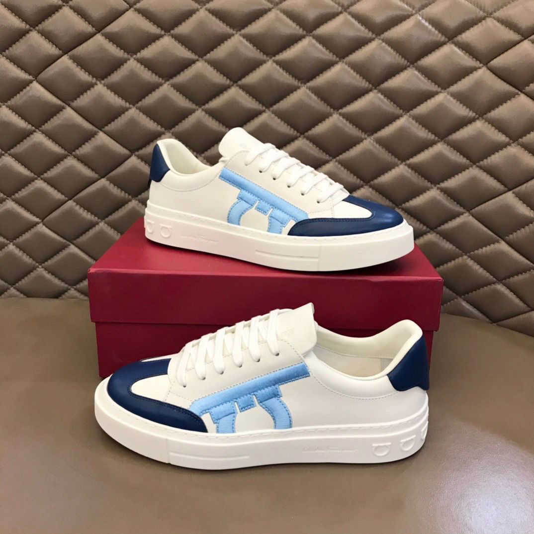 New Classic Feragamos Low Top Board Shoes Men's Contrast Color Fashion Casual Shoes Thick Sole Cowhide Sports Shoes Night Club Fashion Men's Shoes
New Classic Feragamos Low Top Board Shoes Men's Contrast Color Fashion Casual Shoes Thick Sole Cowhide Sports Shoes Night Club Fashion Men's Shoes
