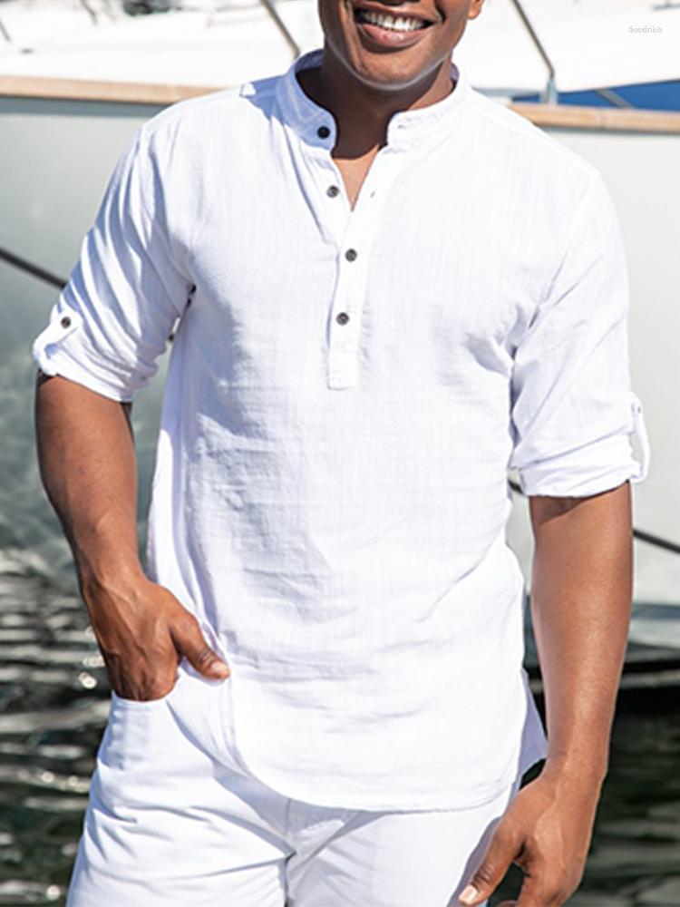 Men's Casual Shirts Men's Stylish Men's Linen Long Sleeve Shirt - Perfect For Business Or Formal Occasions, Khaki
Men's Casual Shirts Men's Stylish Men's Linen Long Sleeve Shirt - Perfect For Business Or Formal Occasions, Khaki