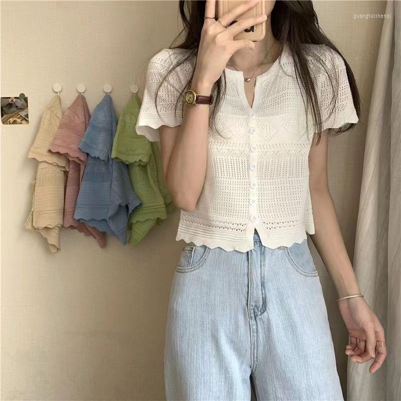 Women's Knits Spring Summer Cardigans For Women Short Sleeves Thin Tops Ice Silk Korean Japanese Fashion Coat Sweaters, White
Women's Knits Spring Summer Cardigans For Women Short Sleeves Thin Tops Ice Silk Korean Japanese Fashion Coat Sweaters, White