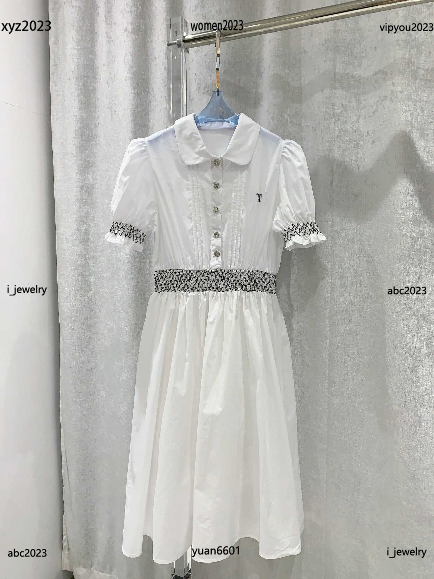 womens designer clothing Mesh waist design lapel girl dress Size -L high quality short sleeves skirt June25, #1
womens designer clothing Mesh waist design lapel girl dress Size -L high quality short sleeves skirt June25, #1
