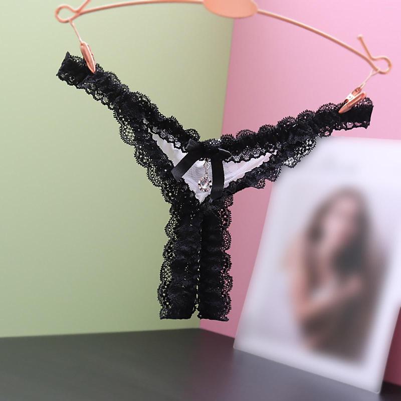 Women's Panties Women Sexy Lace Briefs Hollow Out Crotchless Panty Thongs G-String Lingerie Cotton For T Pants, Black
Women's Panties Women Sexy Lace Briefs Hollow Out Crotchless Panty Thongs G-String Lingerie Cotton For T Pants, Black