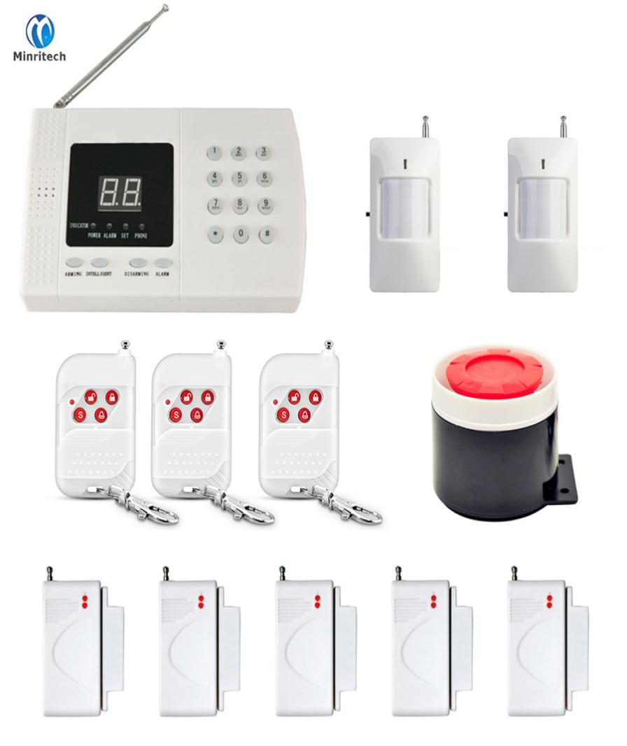 Minritech Home Security GSM Alarm System WirelessWired SMS Burglar Voice Alarm System Remote Control Set ArmDisarm KIT2562887
Minritech Home Security GSM Alarm System WirelessWired SMS Burglar Voice Alarm System Remote Control Set ArmDisarm KIT2562887