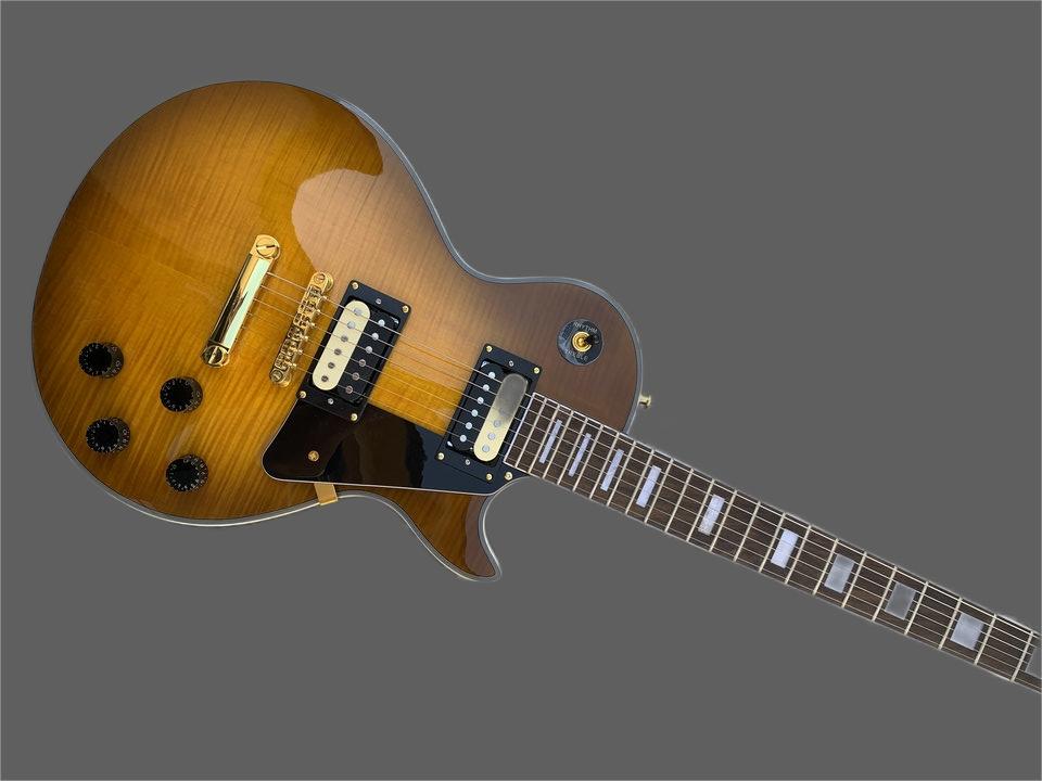 Mahogany fingerboard Lp electric Guitar, 6-string, tobacco, brown, burst, mahogany body, in stock
Mahogany fingerboard Lp electric Guitar, 6-string, tobacco, brown, burst, mahogany body, in stock