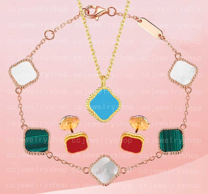 Mini Sweet Sterling Silver Classic 4/Four Leaf Clover Charm Bracelet Earring Necklace 18K Gold Agate Shell Mother-of-Pearl for Women Girls Wedding Jewelry Women gifts
Mini Sweet Sterling Silver Classic 4/Four Leaf Clover Charm Bracelet Earring Necklace 18K Gold Agate Shell Mother-of-Pearl for Women Girls Wedding Jewelry Women gifts