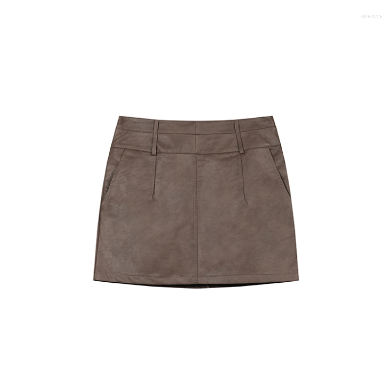 Skirts Summer Vintage Brown Women' Pu Skirt Street Style American Young Girl Sexy Wrapped Hip Mini, Coffee
Skirts Summer Vintage Brown Women' Pu Skirt Street Style American Young Girl Sexy Wrapped Hip Mini, Coffee