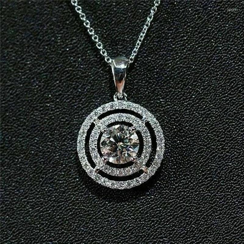 Pendant Necklaces Huitan Luxury Elegant Round Shaped Necklace For Women Full Shiny Cubic Zirconia Wedding Engagement Trendy Jewelry 2023
Pendant Necklaces Huitan Luxury Elegant Round Shaped Necklace For Women Full Shiny Cubic Zirconia Wedding Engagement Trendy Jewelry 2023