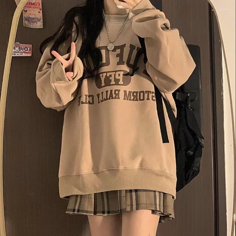 Women's Hoodies Deeptown Vintage Harajuku Hoodie Women Kpop Oversize Pullover Korean Streetwear Long Sleeve Retro College Y2k Loose Top
Women's Hoodies Deeptown Vintage Harajuku Hoodie Women Kpop Oversize Pullover Korean Streetwear Long Sleeve Retro College Y2k Loose Top