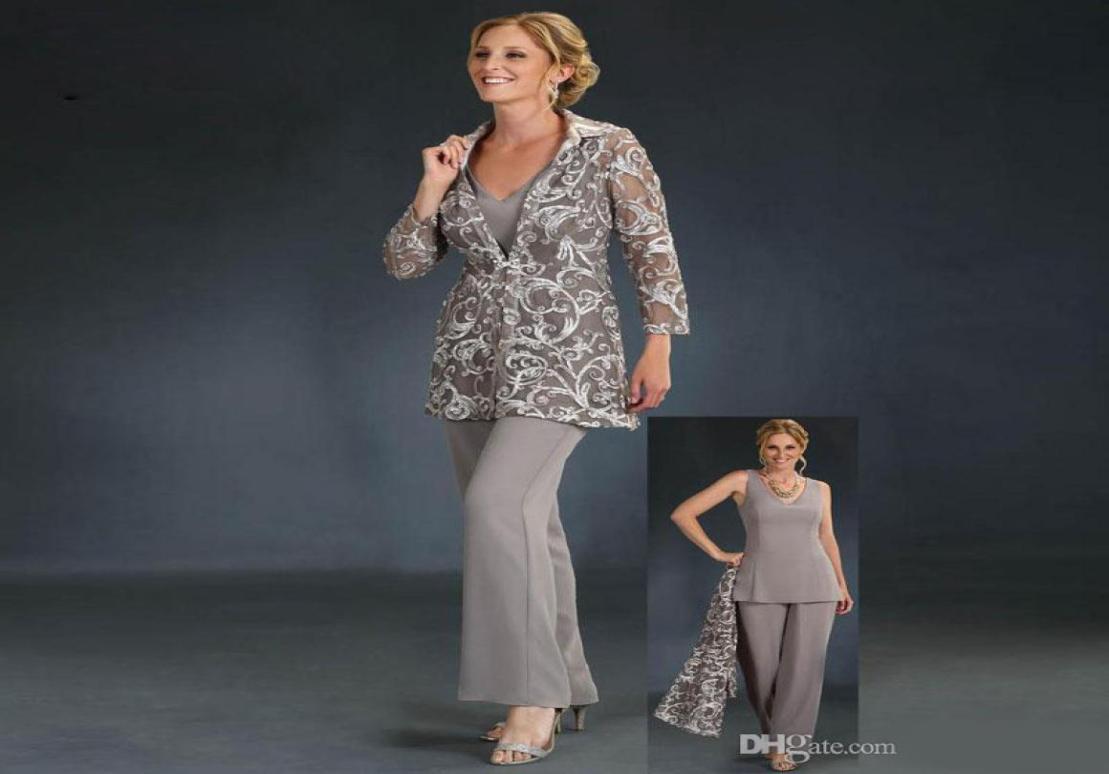 Gorgeous Long Sleeves Lace Mother Of The Bride Pant Suits With Jackets V Neck Wedding Guest Dress Plus Size Chiffon Mothers Groom 4118560
Gorgeous Long Sleeves Lace Mother Of The Bride Pant Suits With Jackets V Neck Wedding Guest Dress Plus Size Chiffon Mothers Groom 4118560