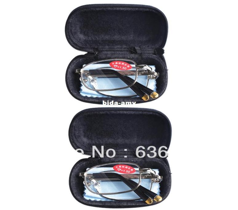 2 PRS Mens Womens Folding Travel Business Reading Glasses with Case in 7 Strengths 100 150 200 25 30 35 408151633
2 PRS Mens Womens Folding Travel Business Reading Glasses with Case in 7 Strengths 100 150 200 25 30 35 408151633