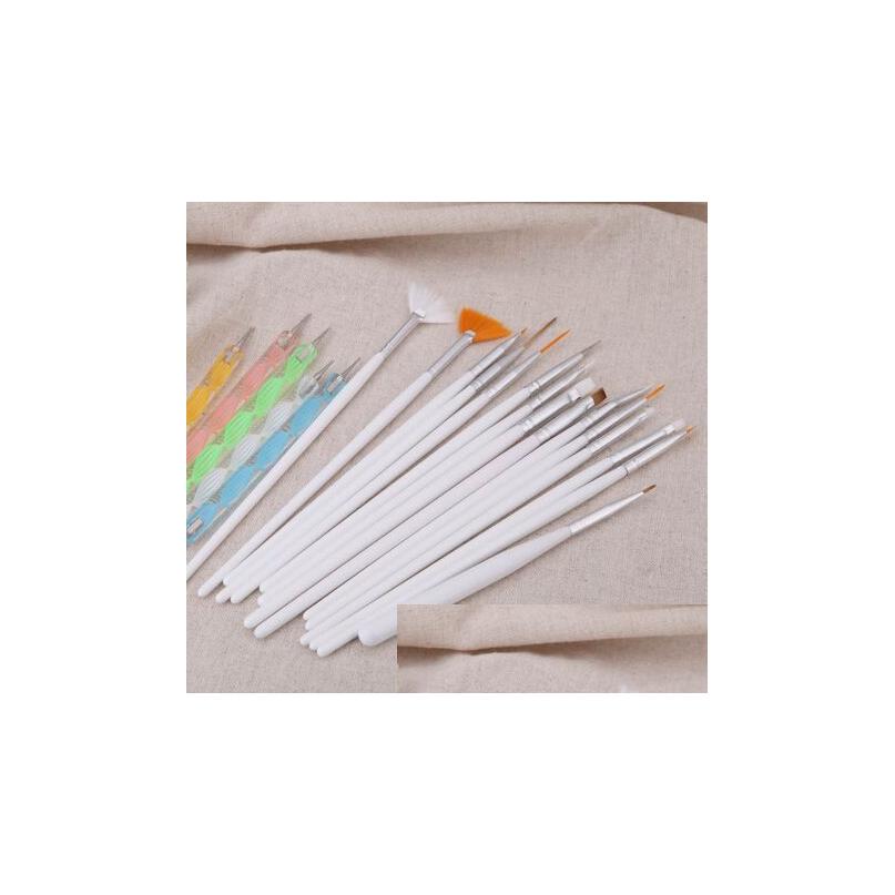 Nail Brushes Art Design Painting Tool 20Pcs Set Pen Polish Brush Kit Professional Styling Tools Drop Delivery Health Beauty Salon Dh6Kw
Nail Brushes Art Design Painting Tool 20Pcs Set Pen Polish Brush Kit Professional Styling Tools Drop Delivery Health Beauty Salon Dh6Kw