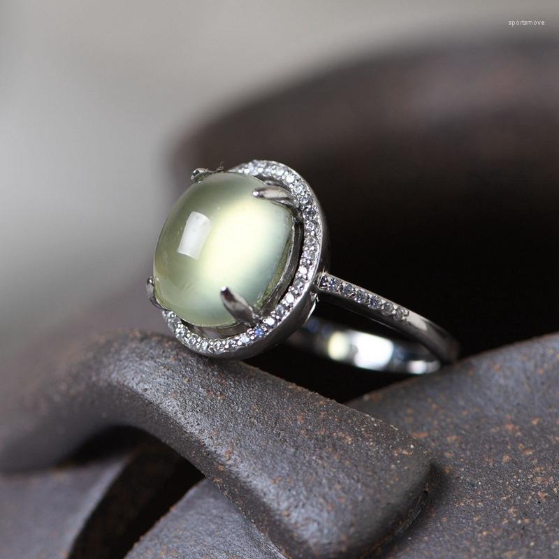 Cluster Rings FNJ Natural Prehnite 925 Silver Real Original S925 Solid Prue Ring For Women Jewelry
Cluster Rings FNJ Natural Prehnite 925 Silver Real Original S925 Solid Prue Ring For Women Jewelry