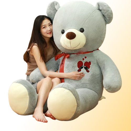 100cm Large Teddy Bear Plush Toy Lovely Giant Bear Huge Stuffed Soft Animal Dolls Kids Toy Birthday Gift For Girlfriend Lover