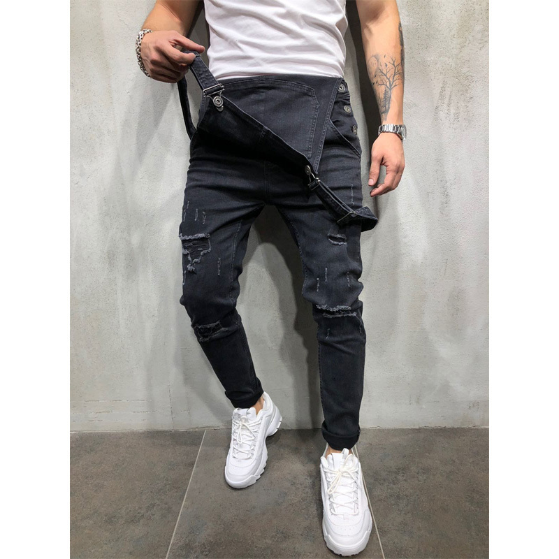 Men's Jeans Fashion Men Pants Ripped Overalls Jumpsuits Hi Street Distressed Denim Bib For Man Suspender Size SXXXL 230628, Black
Men's Jeans Fashion Men Pants Ripped Overalls Jumpsuits Hi Street Distressed Denim Bib For Man Suspender Size SXXXL 230628, Black