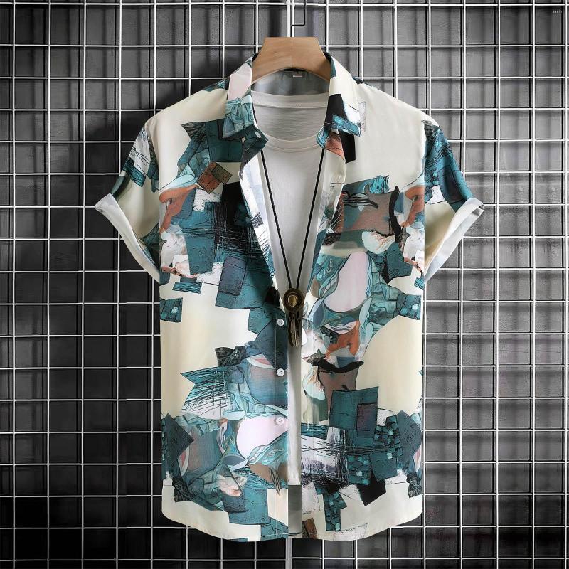 Men' T Shirts Airy Tops Men Male Single Breasted Casual Soild Color Lapel Mens Rayon Short Sleeve Designer Fashion, Blue
Men' T Shirts Airy Tops Men Male Single Breasted Casual Soild Color Lapel Mens Rayon Short Sleeve Designer Fashion, Blue