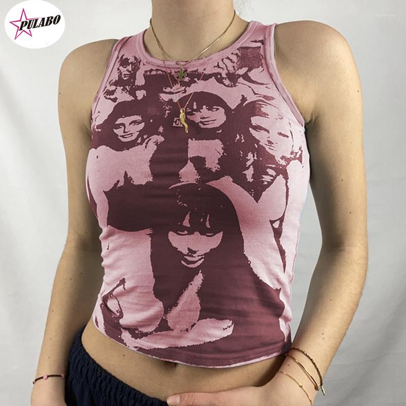 Women's Tanks Aesthetic Gothic Tank Top Harajuku Hip Hop Graphic Print Sleeveless Crop Women Summer Slim Fit Mini Vest Streetwear
Women's Tanks Aesthetic Gothic Tank Top Harajuku Hip Hop Graphic Print Sleeveless Crop Women Summer Slim Fit Mini Vest Streetwear