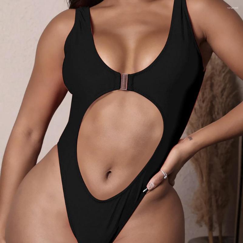 Women' Swimwear Sexy Solid One Piece Swimsuit Women Beachwear Body Bathing Suits Hollow Out Swimming Suit For Female Summer 2023, Black
Women' Swimwear Sexy Solid One Piece Swimsuit Women Beachwear Body Bathing Suits Hollow Out Swimming Suit For Female Summer 2023, Black
