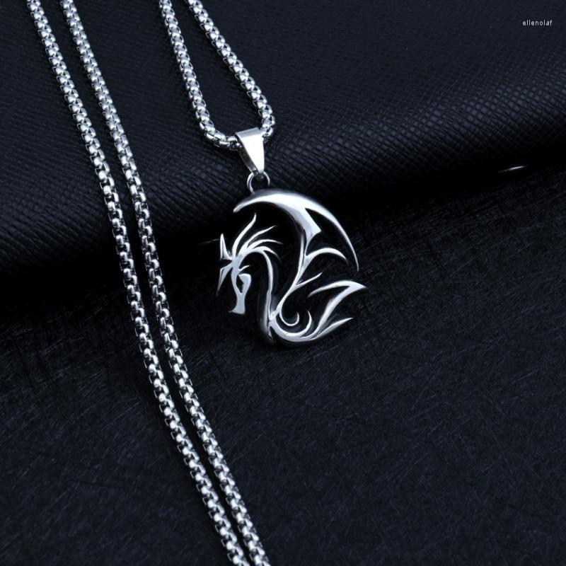 Pendant Necklaces Retro Style Flame Dragon Zodiac Necklace Unisex Fashion Punk Hip Hop Rock Party Accessories Gift Gord22
Pendant Necklaces Retro Style Flame Dragon Zodiac Necklace Unisex Fashion Punk Hip Hop Rock Party Accessories Gift Gord22