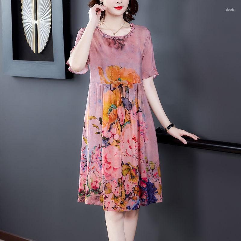 Casual Dresses 2023 Spring Summer Women's Korean Vintage O Neck Print Dress Elegant Ladies Fashion High Waist Losoe A Line Tops X146, Pink
Casual Dresses 2023 Spring Summer Women's Korean Vintage O Neck Print Dress Elegant Ladies Fashion High Waist Losoe A Line Tops X146, Pink