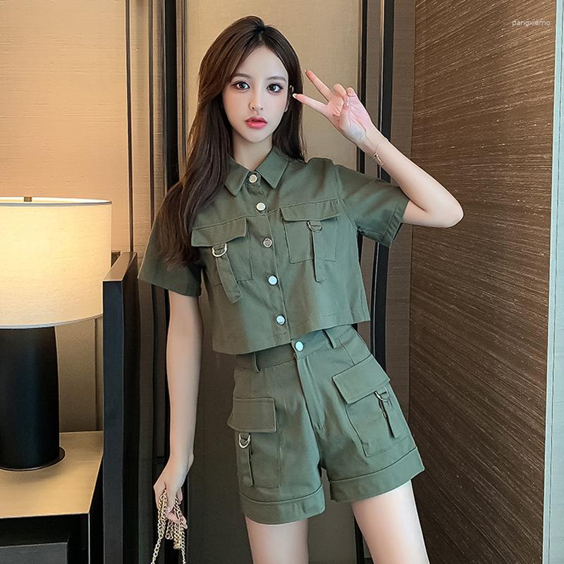 Women' Tracksuits 2023 Summer Cargo Women Short Sets Korean Style Fashion Elegant In Matching Casual 2 Piece Women' Suit Outfit, Black
Women' Tracksuits 2023 Summer Cargo Women Short Sets Korean Style Fashion Elegant In Matching Casual 2 Piece Women' Suit Outfit, Black